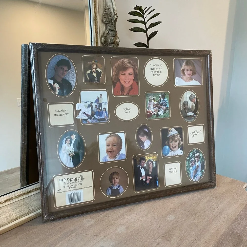Vintage Collage Picture Frame 17x21